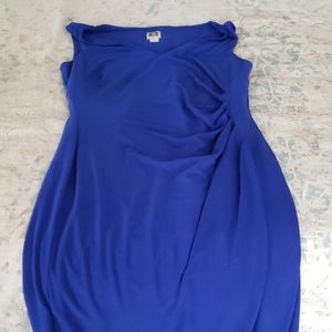 Anne Klein blue dress jersey